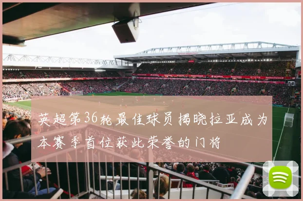 英超第36轮最佳球员揭晓拉亚成为本赛季首位获此荣誉的门将
