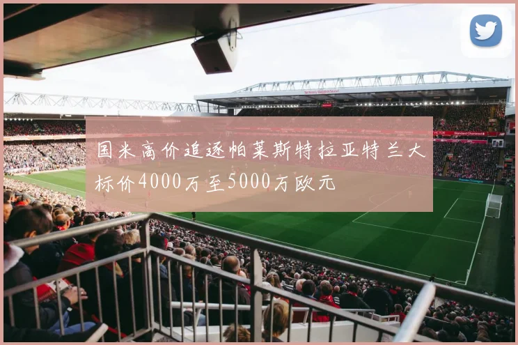 国米高价追逐帕莱斯特拉亚特兰大标价4000万至5000万欧元